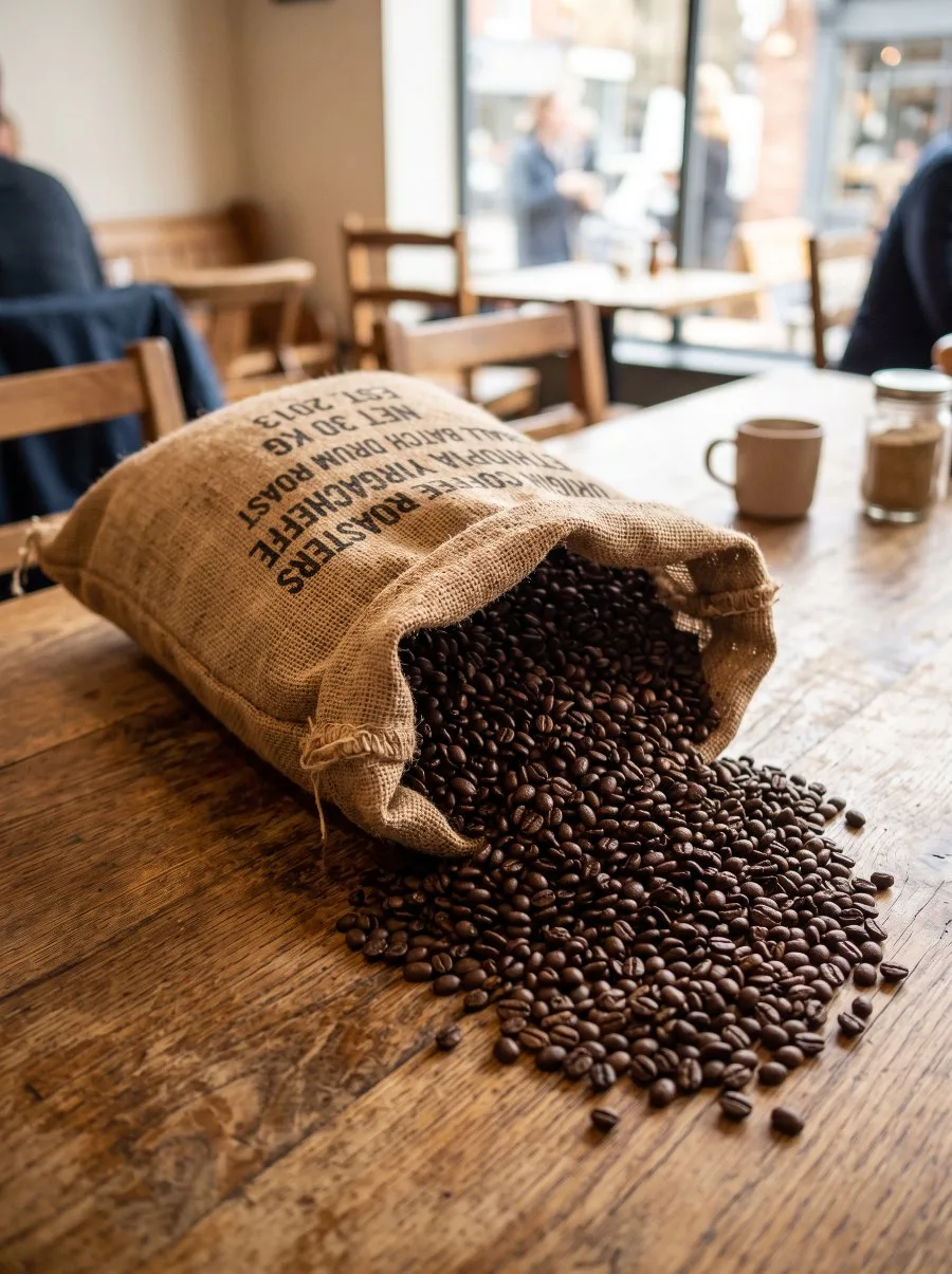 Friskristede 100% Arabica-bønner
